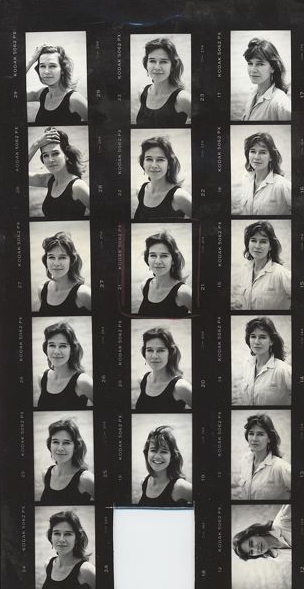An image of Louise Erdrich by Horace Shiigaag.