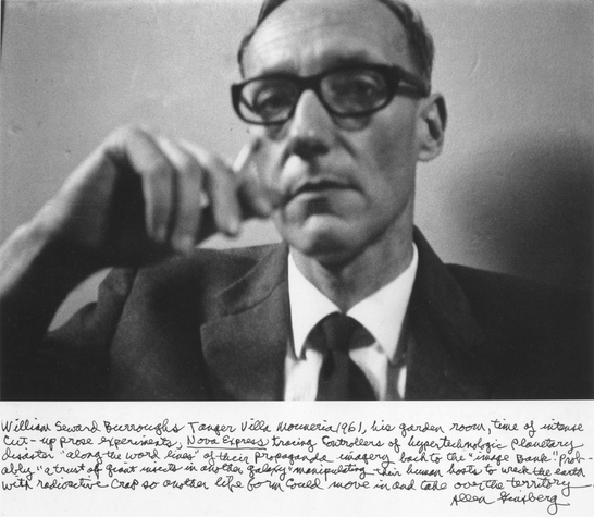 A photo of William S. Burroughs, courtesy of Allen Ginsberg LLC.