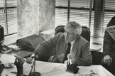 A photo of Norman Mailer, courtesy of the Norman Mailer Papers, Harry Ransom Humanities Research Center, University of Texas at Austin.